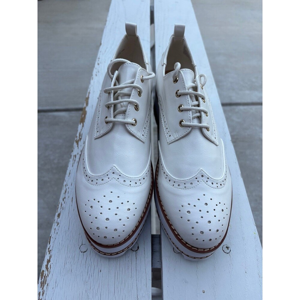 Shoedazzle Women’s Wingtip Oxford Sneakers | Size 11 | Style Kat Like New